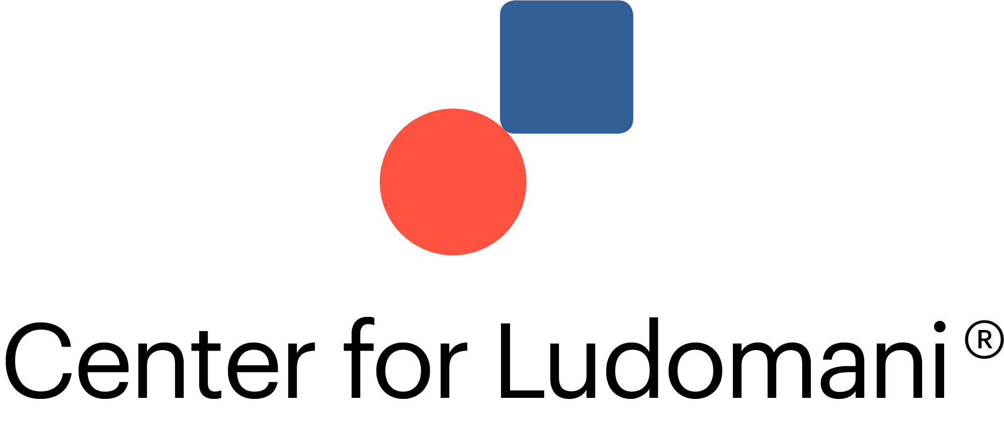 Billede af logo for Center for Ludomani